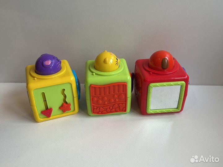 Развивающие кубики детские игрушки музыкальные