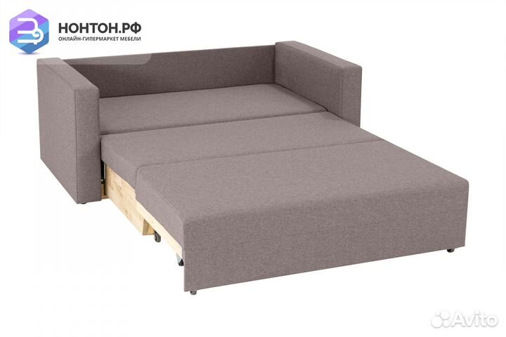 Диван выкатной Виктория-5 коричневый