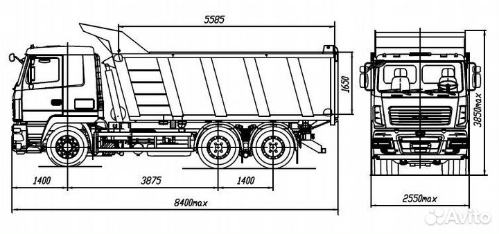 МАЗ 650108-8230-005, 2024