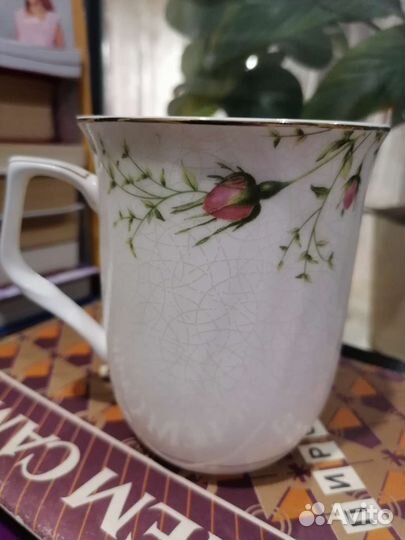 Чашка - бокал фарфоровый