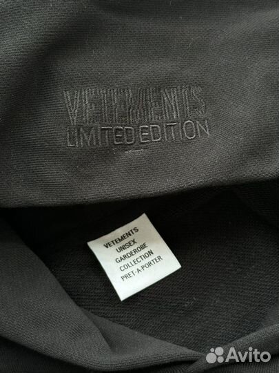 Vetements худи В Наличии S новая унисекс