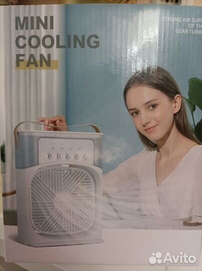 Мини кондиционер-вентилятор, с увлажнителем
