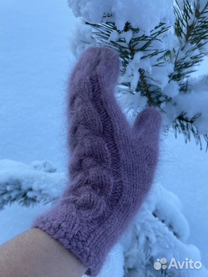 Варежки ручной работы