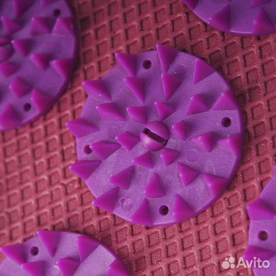 F 0120 Аппликатор (коврик 6-ти секционный) Фиолето