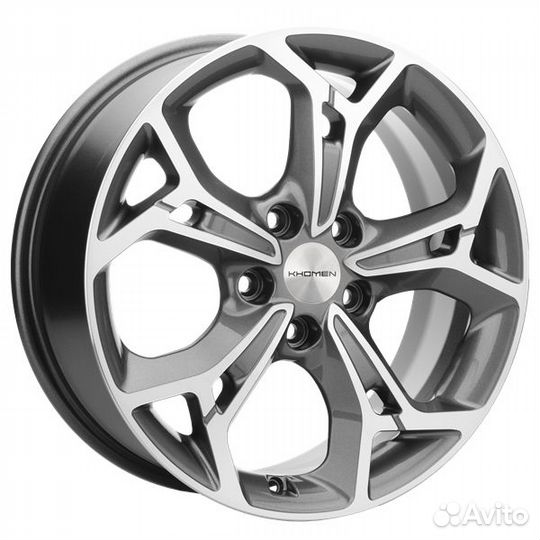 Khomen 1702 : 7x17 5*114.3 Et:50 Dia:67.1 gray-FP