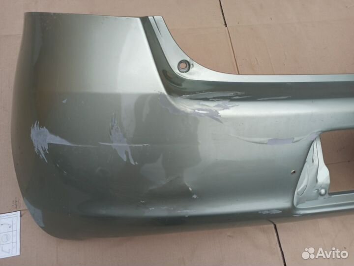 Бампер задний toyota Vitz yaris 2