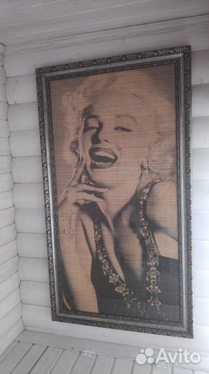 Картина постер Мерелин Монро большая 126*70 см