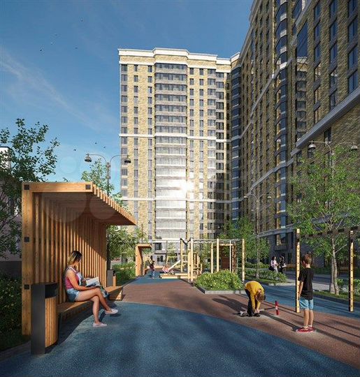 2-к. квартира, 77 м², 17/19 эт.