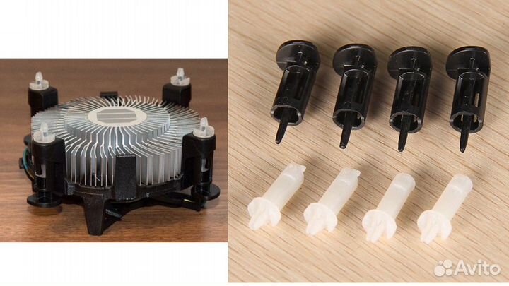 Новая, Клипса для Intel CPU Кулеров