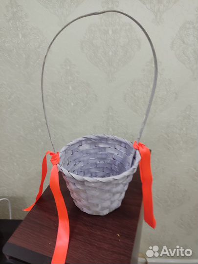 Корзинка из бумаги