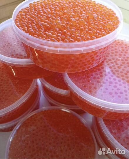 Красная икра кеты