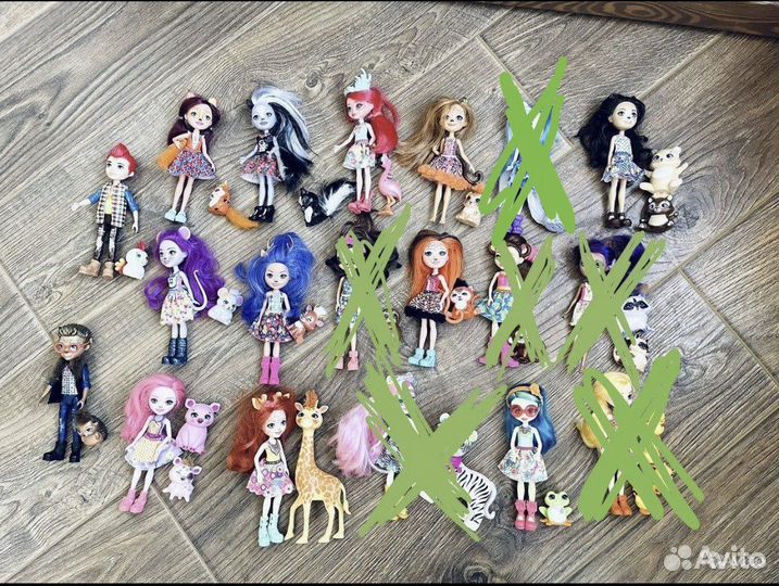 Куклы enchantimals, sylvanian families, lol, poops