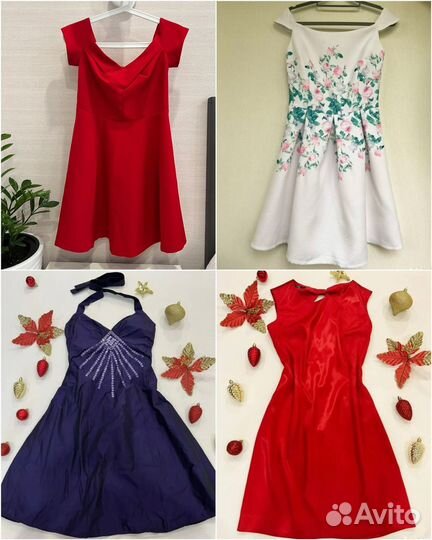 Фирменные платья пакетом 42