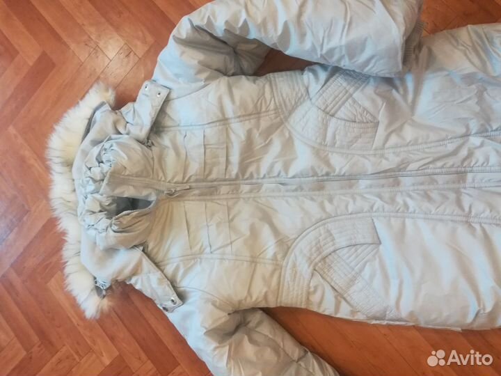 Теплое пальто для девочки