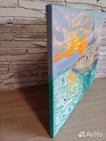 Картина маслом на холсте Венеция