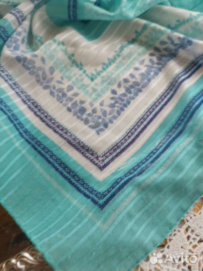 Винтаж платок нежные тона