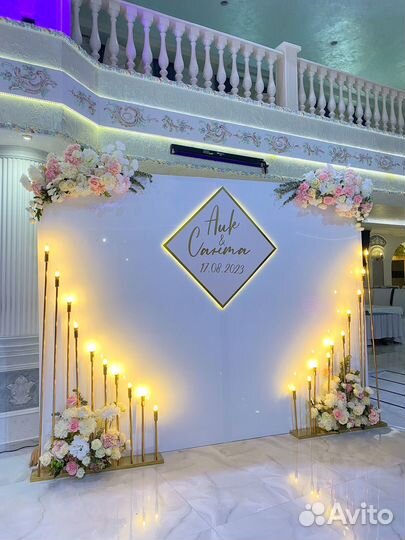 Оформление свадеб, свадебная фотозона Пятигорск