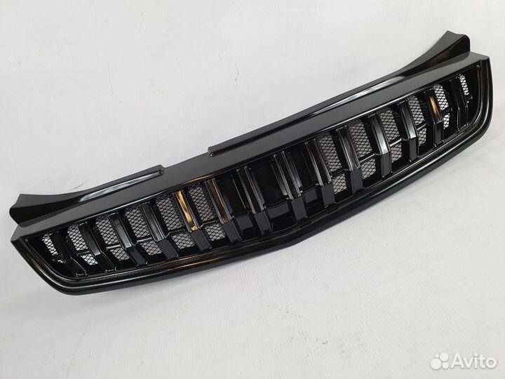 Решетка радиатора Priora 2 черный лак style AMG