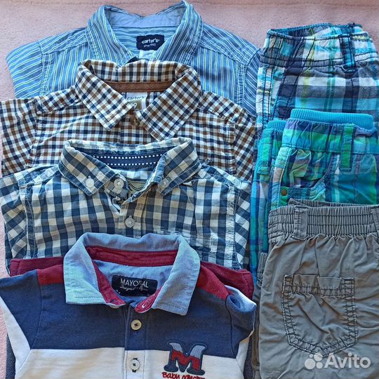 Фирменная одежда пакетом на мальчика 68-80 6-12м