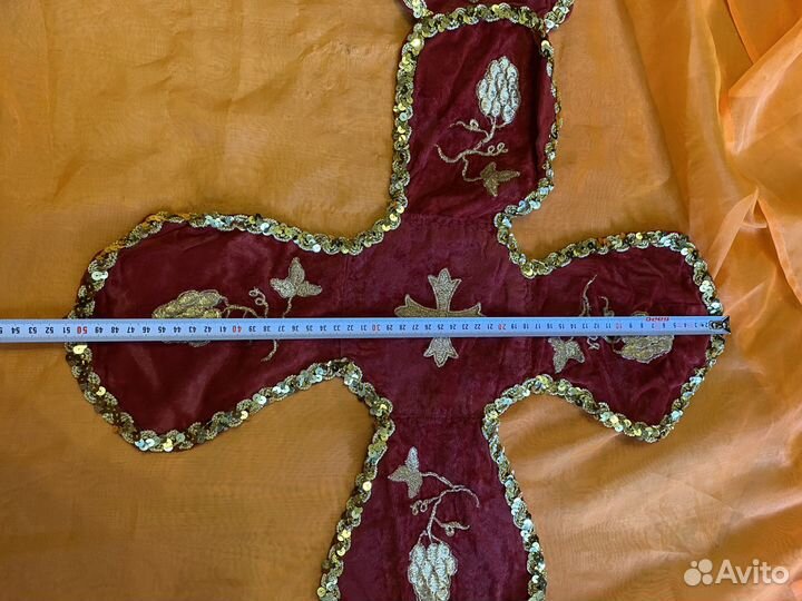 Комплект церковного шитья покровцы и воздух