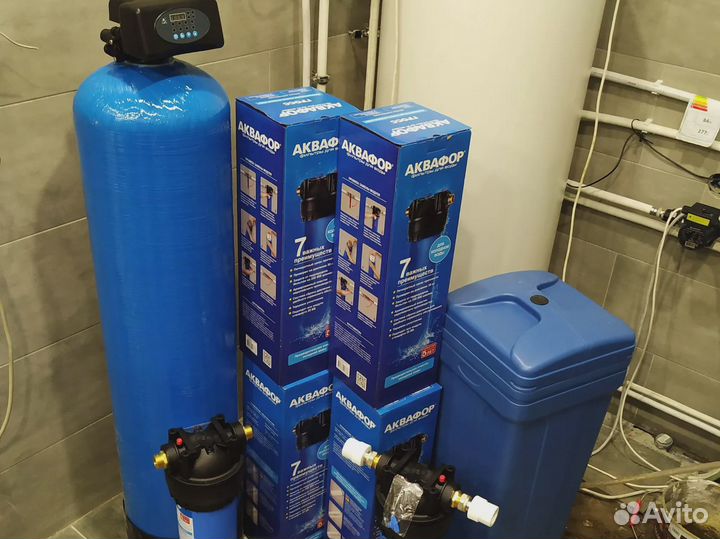 Системы очистки воды в коттедж от железа, запахов