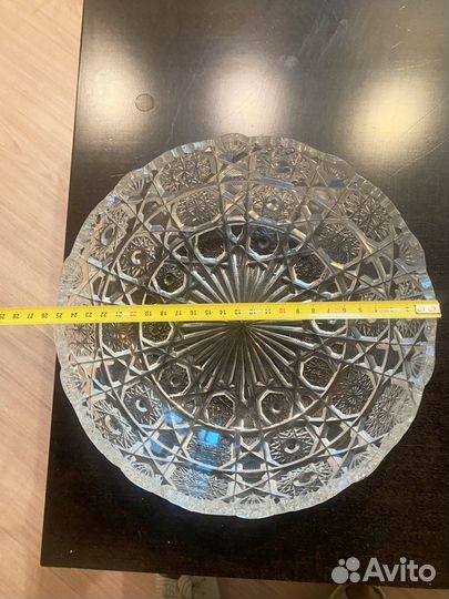 Блюдо хрустальное СССР