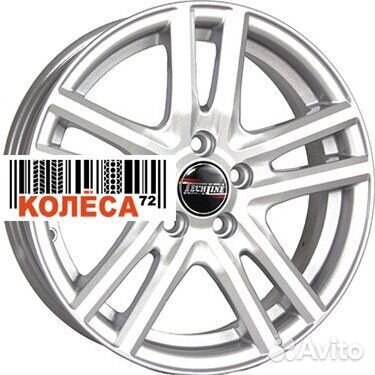 Tech Line 529 6x15 4x114,3 ET40 Dia66.1 Сильвер