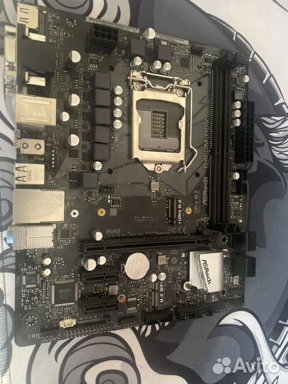 Материнская плата ASRock b460m-hdv