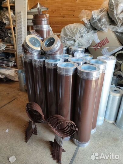 Труба Сендвич для дымохода 150*220 (все размеры)