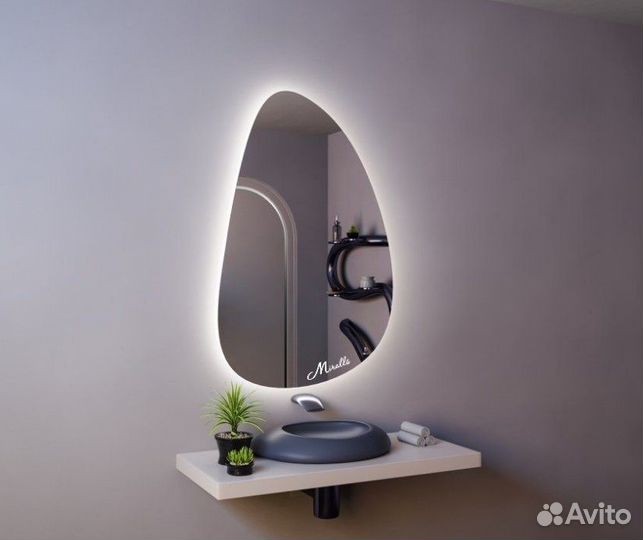 Зеркало кривой формы