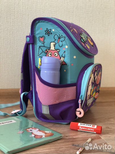 Рюкзак школьный ранец для девочки grizzly