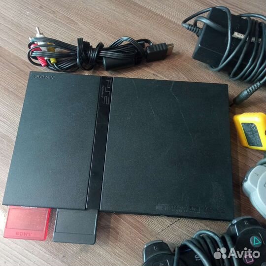 Sony playstation 2 полный комплект прошитая