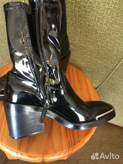 Сапоги лаковые Alexander Wang