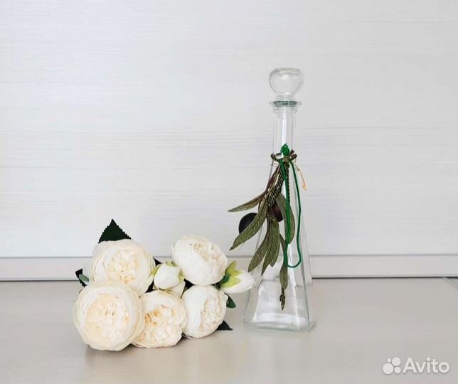 Флакон стеклянный для интерьера для кухни 200 мл