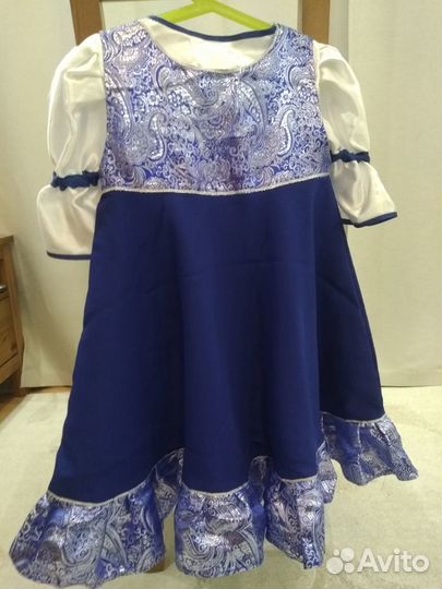 Русский народный сарафан+ блуза+ венок