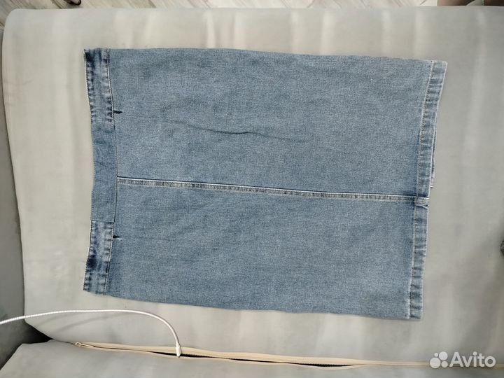 Джинсовая юбка длинная