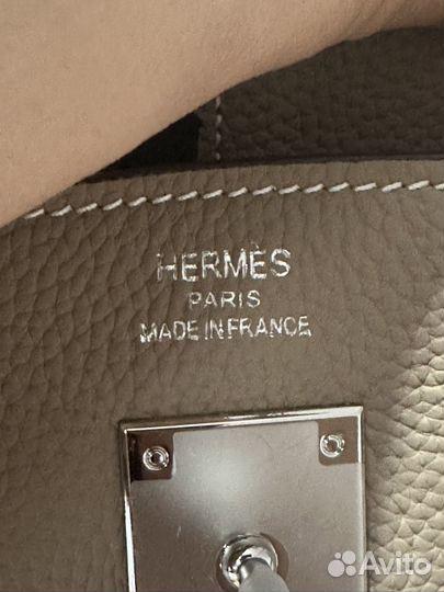 Сумка hermes birkin 30 натуральная кожа
