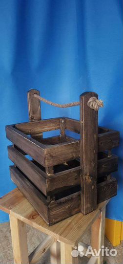 Ящик деревянный подарочный