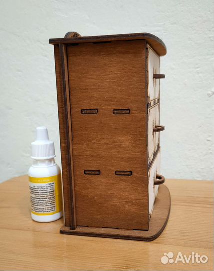 Деревянная шкатулка из фанеры мелочей украшений