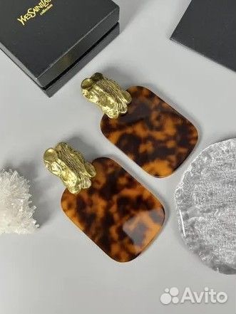 Серьги YSL Крупные Saint Laurent