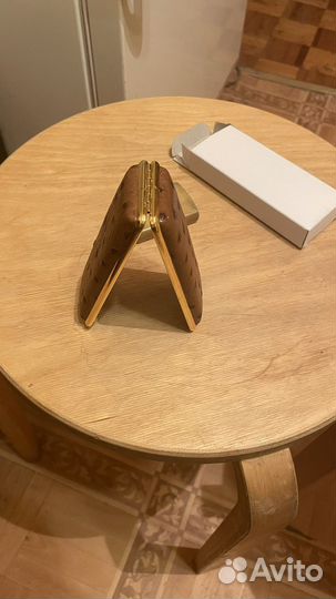 Портсигар кожаный. Сигаретница. Страус