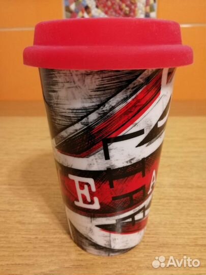 Кружка с резиновой крышкой Юнион Джек