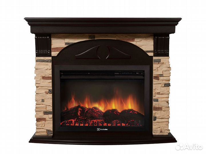 Портал Firelight Torre 30S камень, шпон