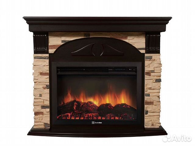 Портал Firelight Torre 30S камень, шпон