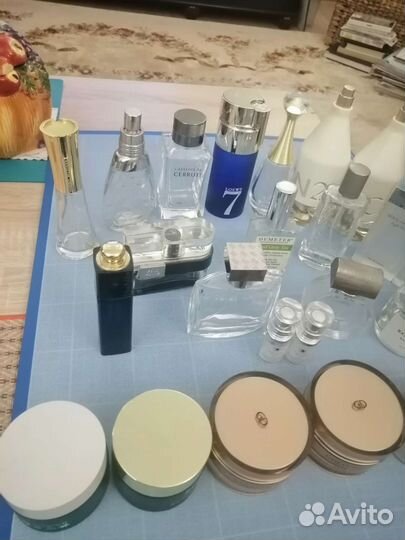 Пустые флаконы, воск, баночки-парфюм, крема