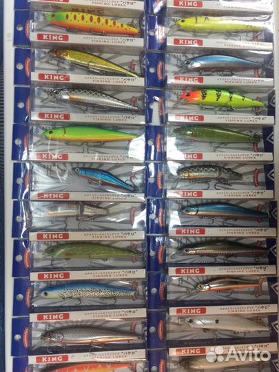 Воблеры King на судака, окуня, щуку (Кинг)