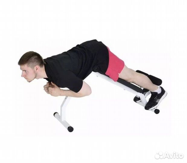 Скамья для пресса и спины 2 в 1