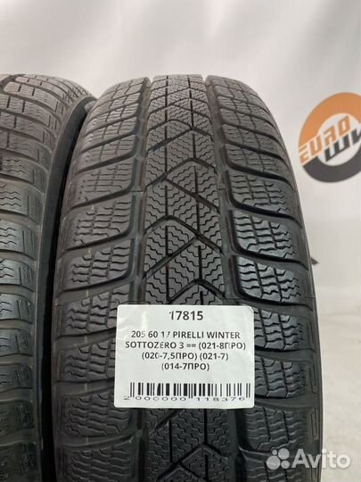 Pirelli Winter Sottozero 3 205/60 R17