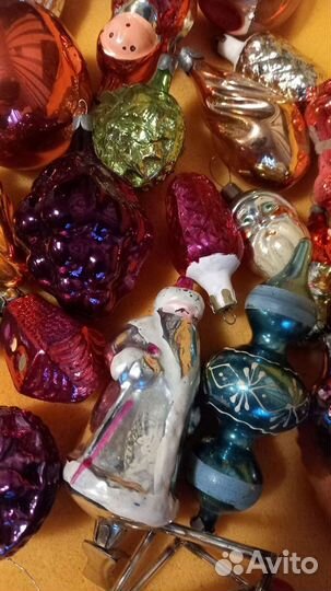 Елочные игрушки СССР одним лотом