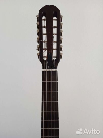 12 струнная гитара Луначарского+ тюнер и чехол